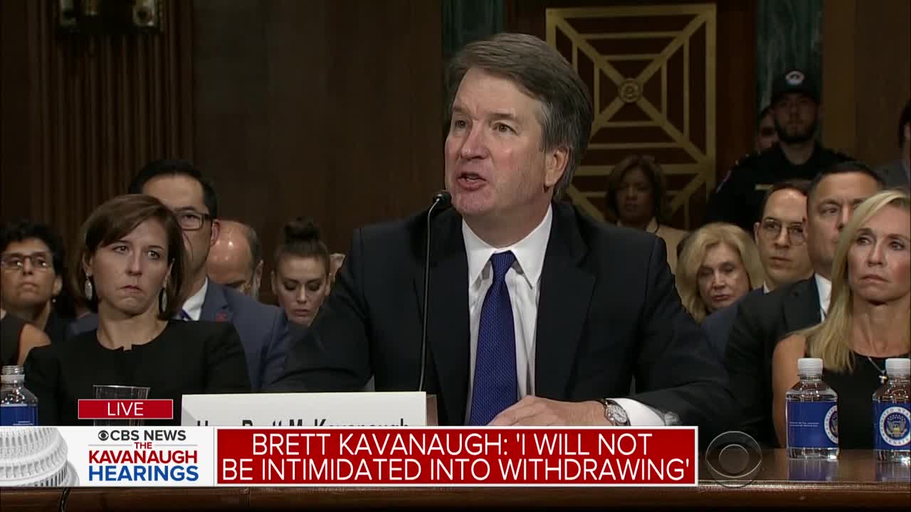 The Kavanaugh Hearings: The judge gives his opening statement