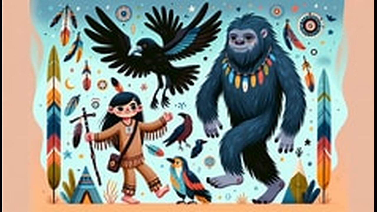 Bigfoot and Raven { children's stories }