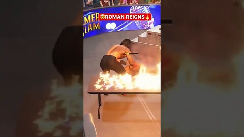 Roman Reigns Smashes Conor McGregor on Fire Table 🔥😵🤼‍♂️ WWE UFC 2k23