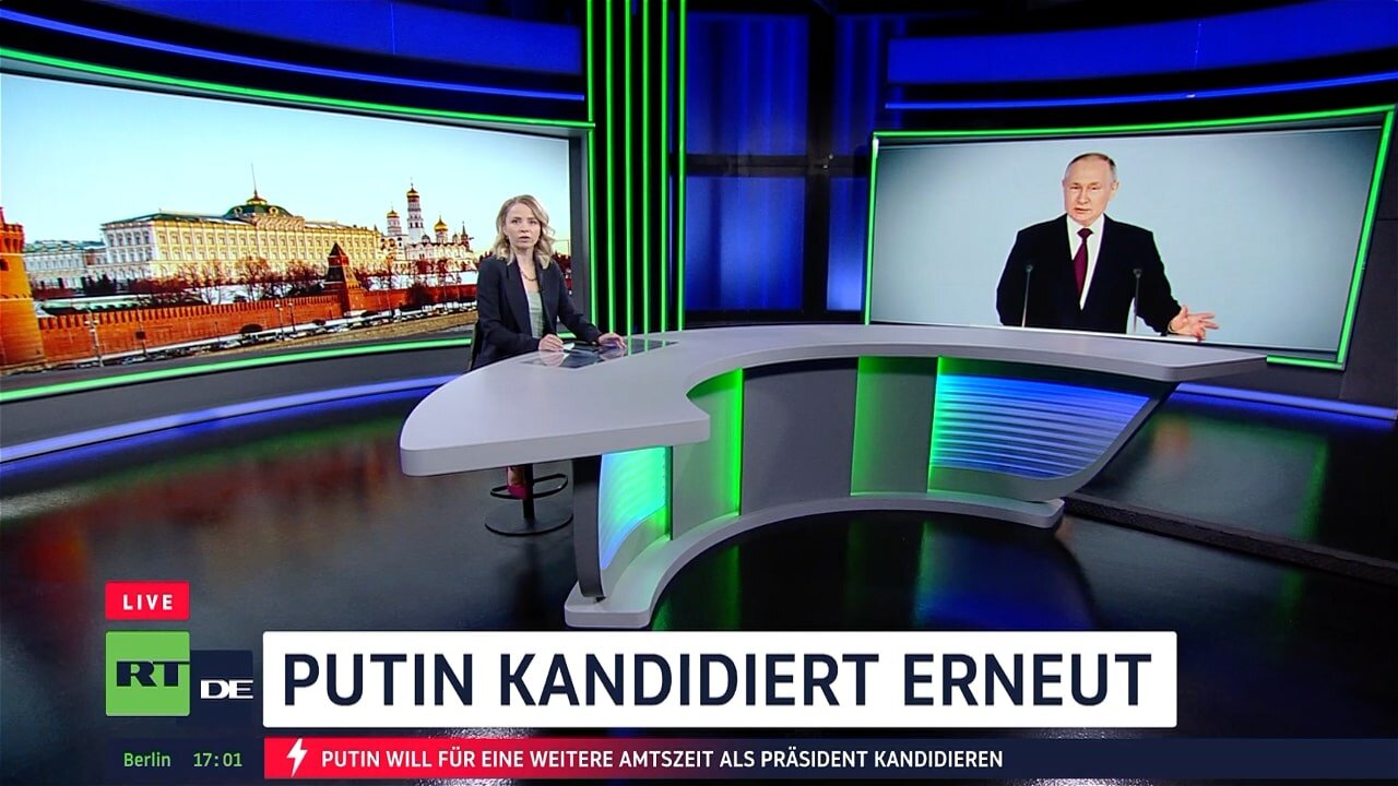 Wladimir Putin tritt bei Wahlen zum Präsidenten 2024 an