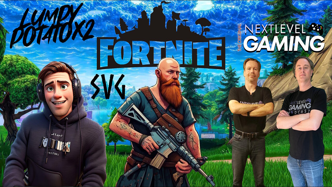 Fortnite Friday with Friends collab with NLG & LumpyPotatoX2
