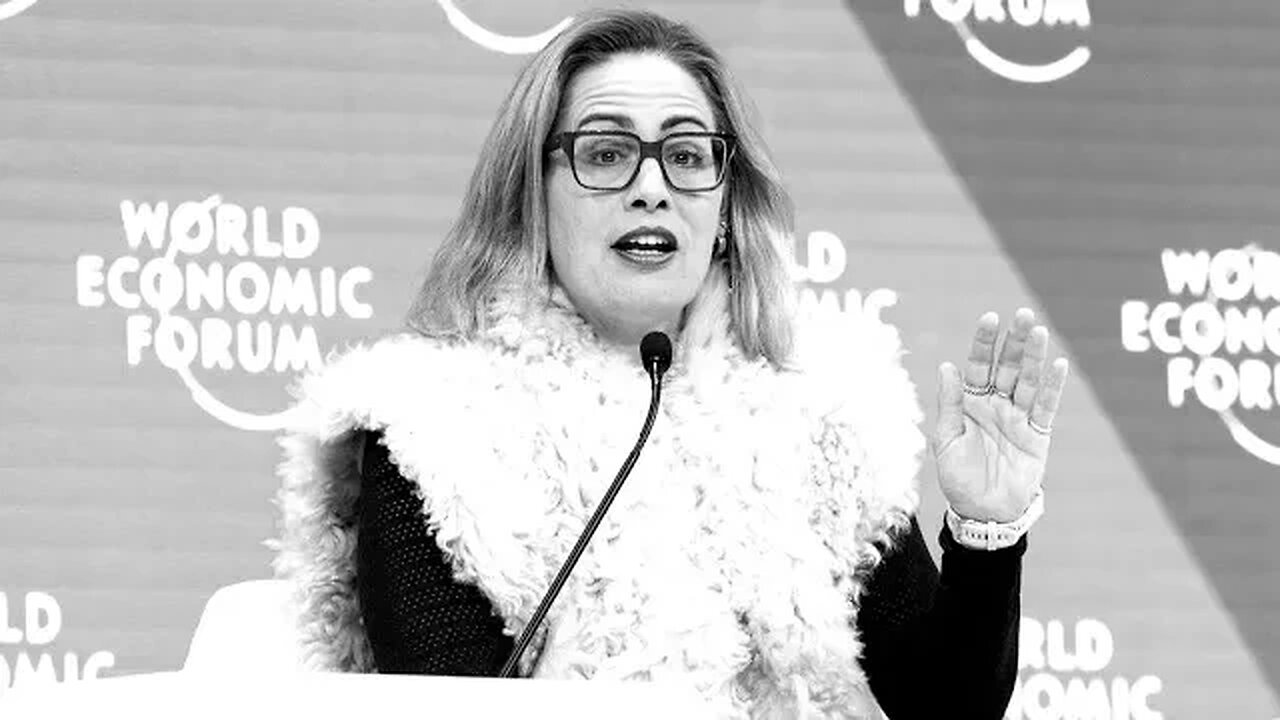 Sinema Shows Up At WEF To Be With The Rich, Hasn't Held Townhall Ever With Her Constituents