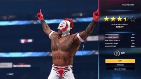 WWE 2K23: Rey Mysterio Vs. Triple H (Legend Difficulty)