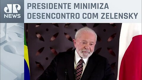 Lula diz que não foi à reunião do G7 para discutir soluções à guerra da Ucrânia