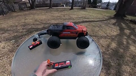 ARRMA Boost Testing out the 4x4 conversion and LiPo battery