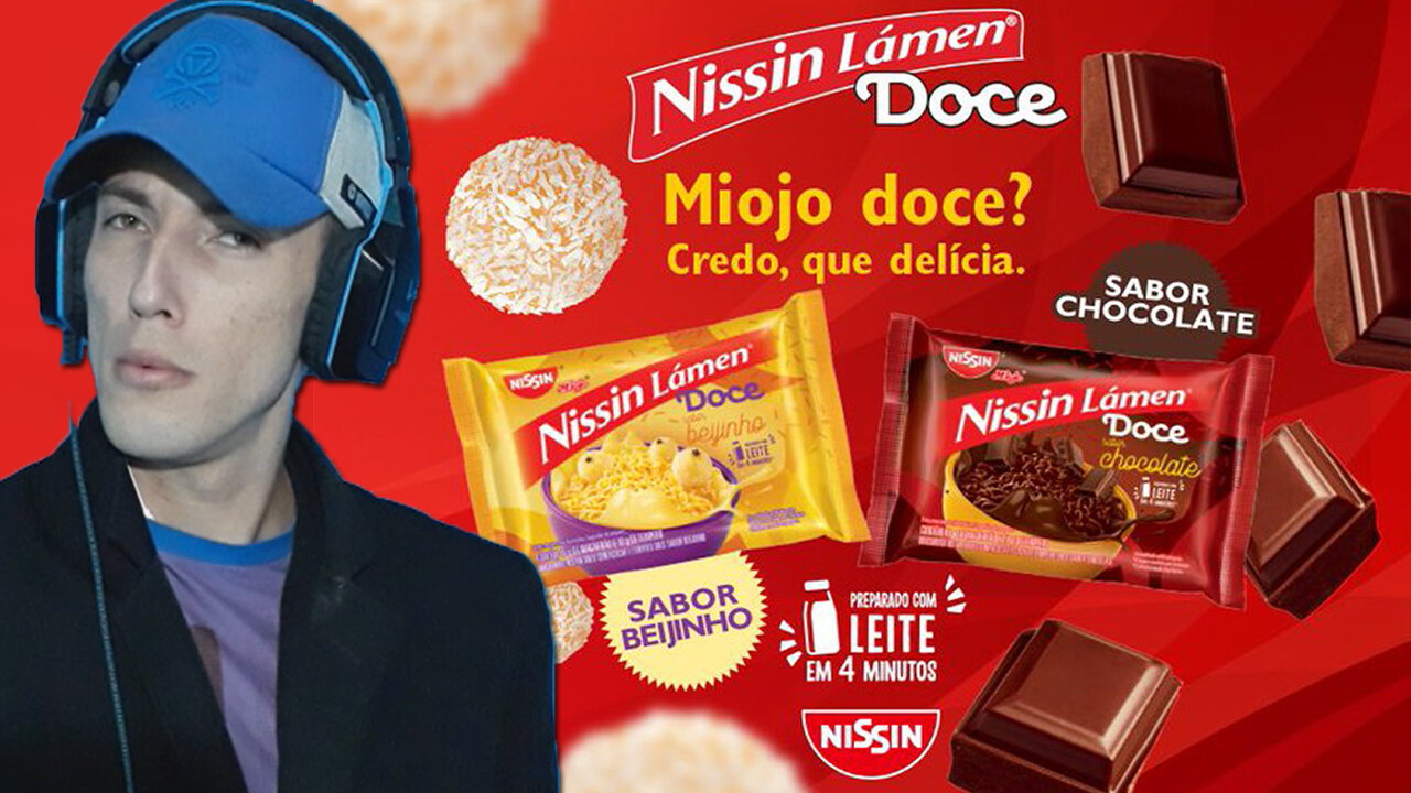 Miojo doce? Macarrão instantâneo nos sabores chocolate e beijinho geram polêmica