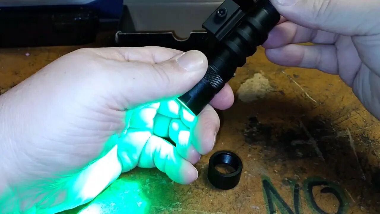 green light and I broke it. monstrous