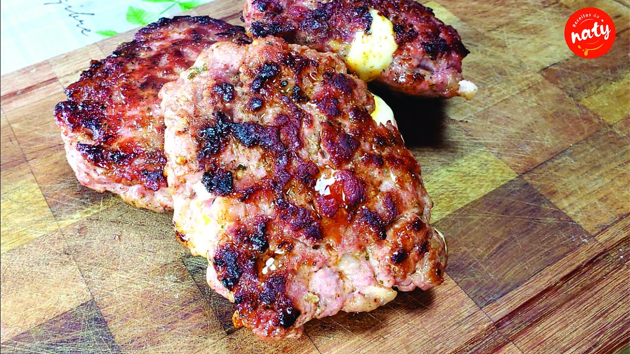 ✅Bife de Linguiça Recheado Super Simples e Muito Fácil | RECEITAS DA NATY