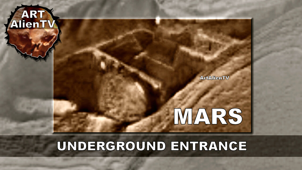 MARS Underground Entrance ! Alien Structure. ArtAlienTV