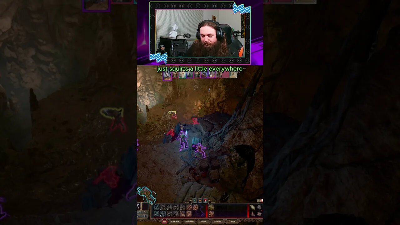 lil squirt #reaction #baldursgate3 #baldursgate #rpg #multiplayer #coop #gaming #fypシ #trending #fyp