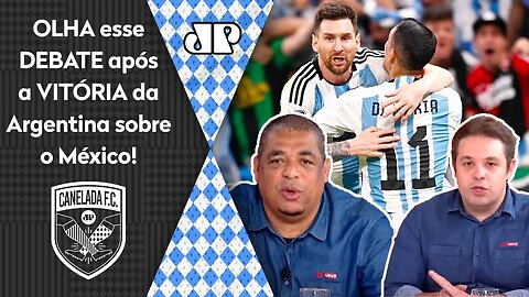 "É PERIGOSO! A Argentina VENCEU, mas PODE SER ELIMINADA se..." OLHA esse DEBATE após 2 a 0 no México