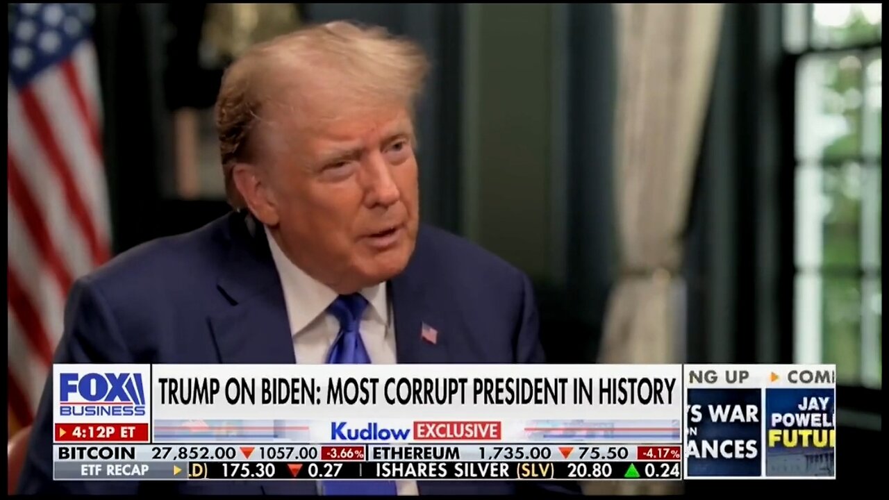 Trump Rips Incompetent, Corrupt Biden