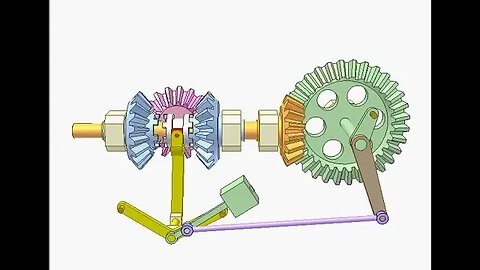 2848 Bevel gear clutch for changing rotation direction 2
