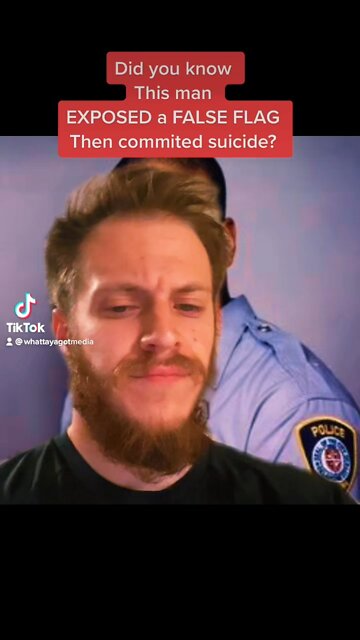 Exposing a false flag gets you suicided