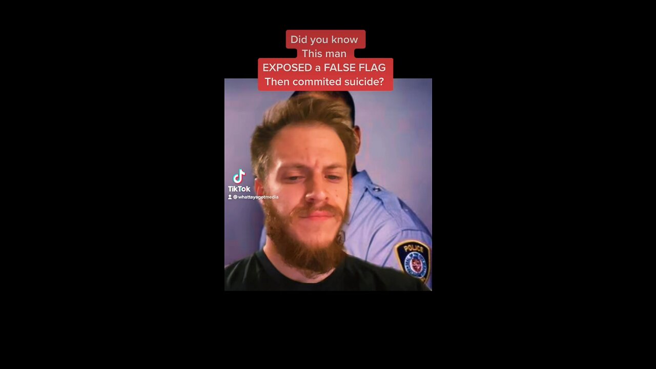 Exposing a false flag gets you suicided