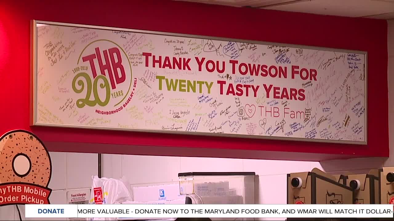 Towson Hot Bagel is open for business and giving back to the community