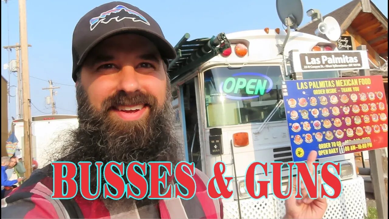 Eating in a school bus and first time full-auto | National Parks Trip | Part VI