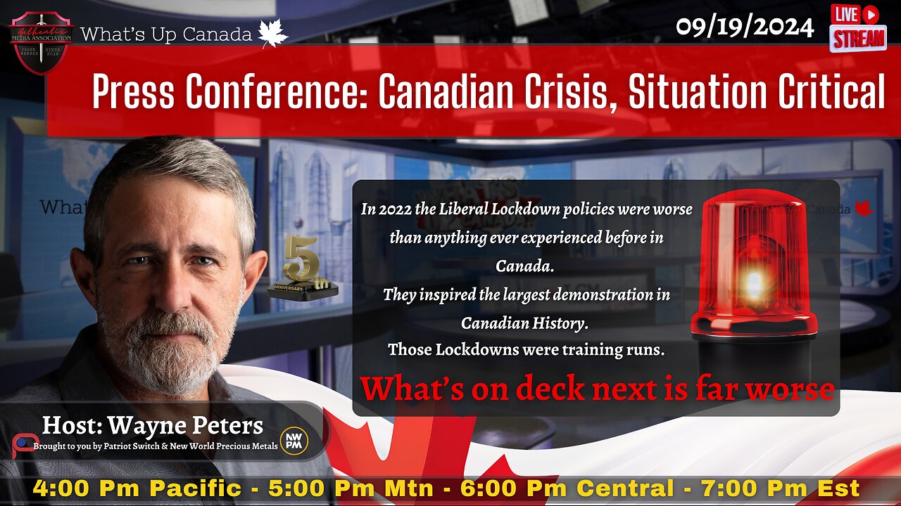 Press Conference: Canadian Crisis, Situation Critical