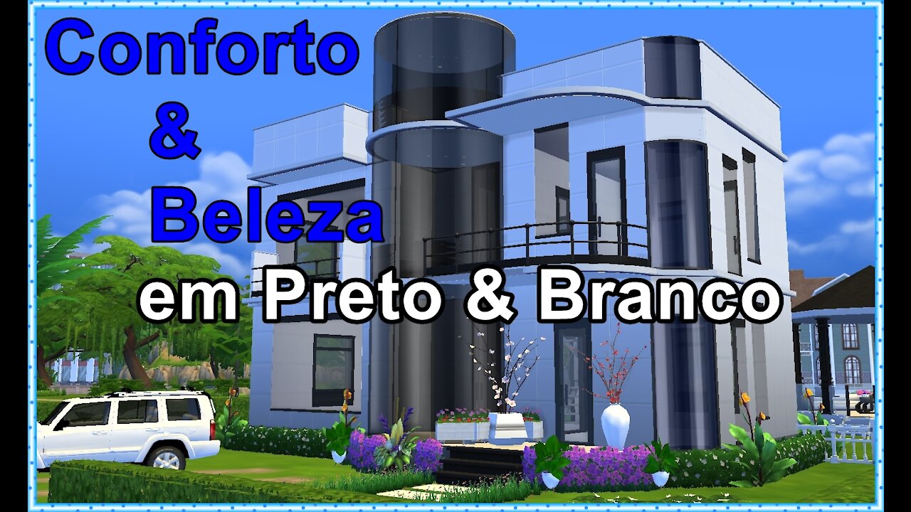 Moderninha em Preto e Branco- The Sims 4