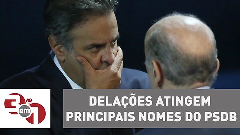 Delações da Odebrecht atingem principais nomes do PSDB