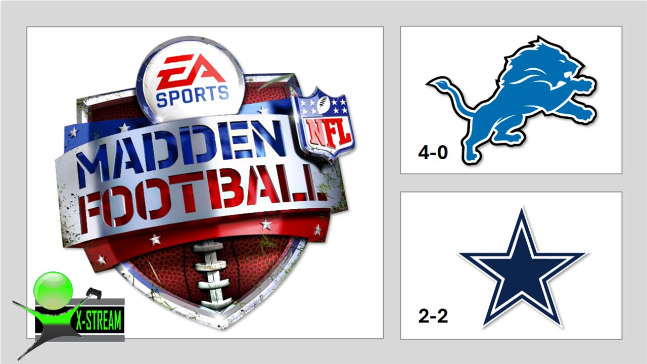 MADDEN25: DETROIT LIONS @ DALLAS COWBOYS