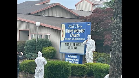 Citizens Hold A March Against Blind Compliance In Vancouver Washington