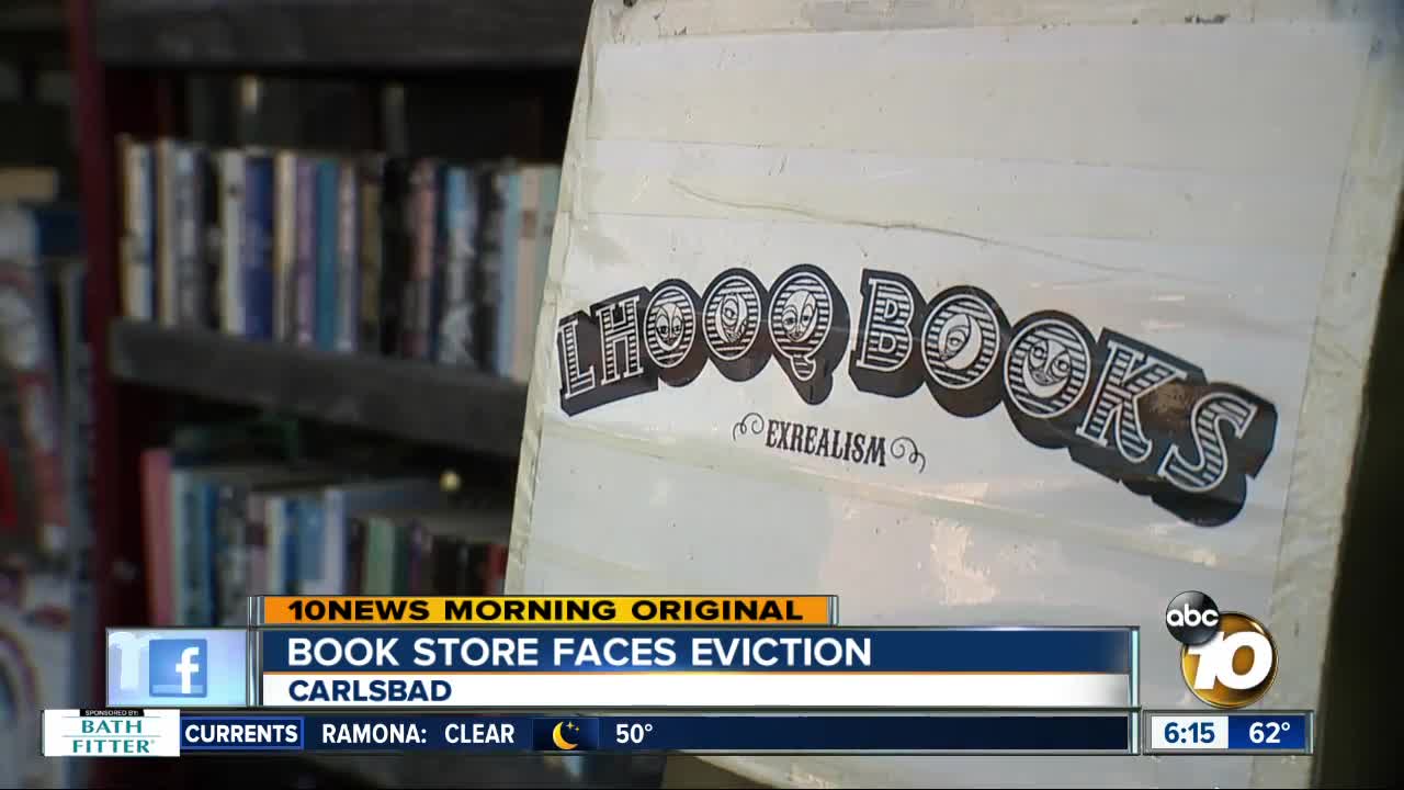 Book store owner seeks community help to avoid eviction