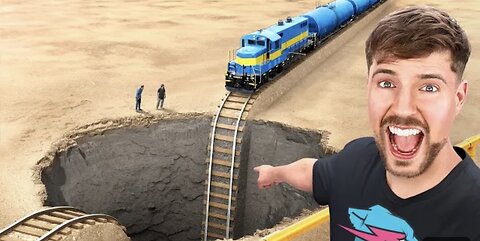 Train vs Giant Pit