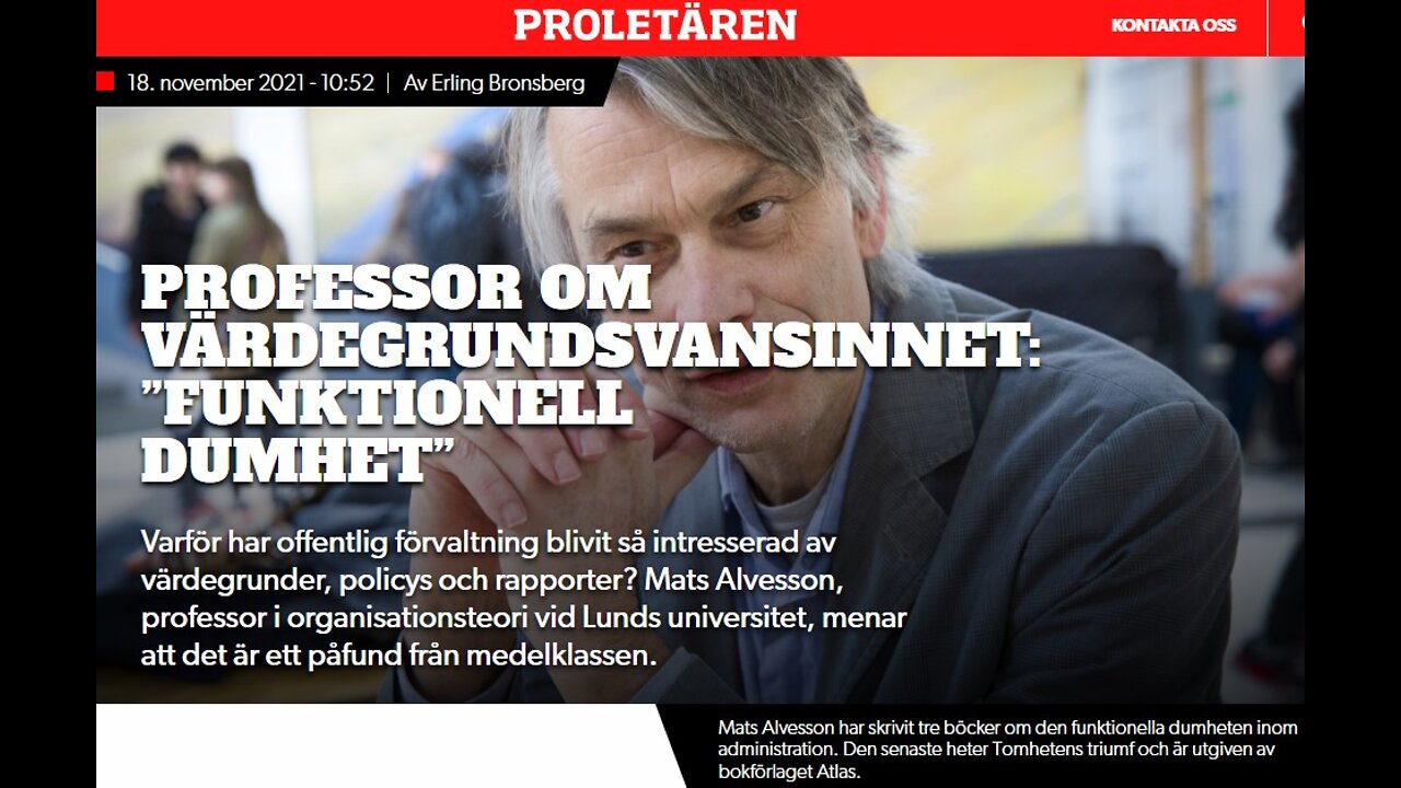 Presstopp! Värdegrunden!