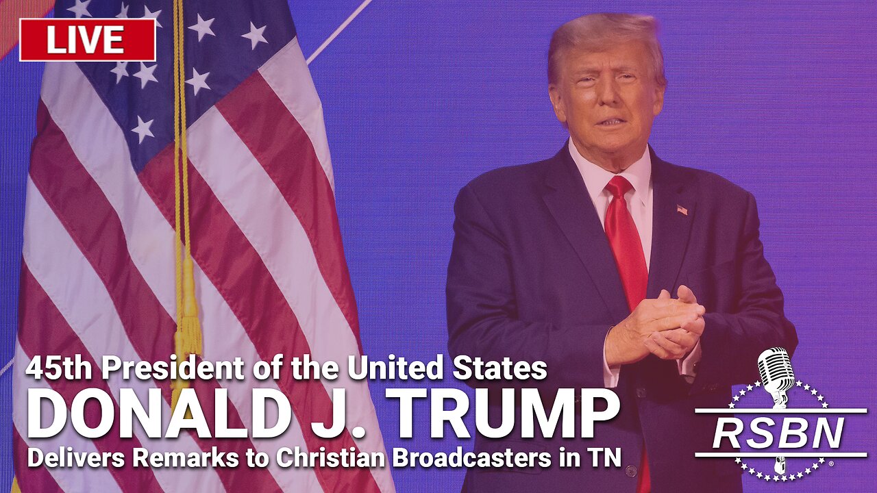 LIVE REPLAY: Trump to Address Christian Broadcasters at NRB Convention - 2/22/24