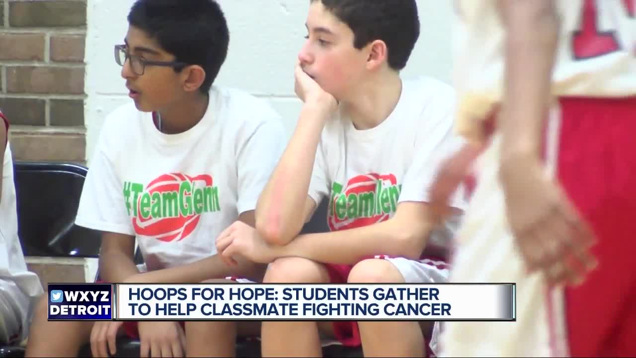 Bloomfield Hills students use basketball to rally around classmate fighting cancer