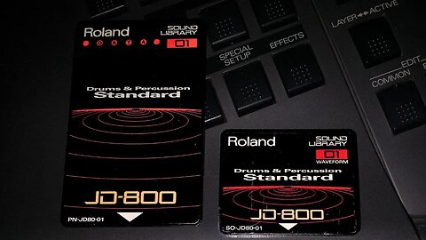 ROLAND JD 800 CARD Drums & Percussion #roland #vintagesynthesizer