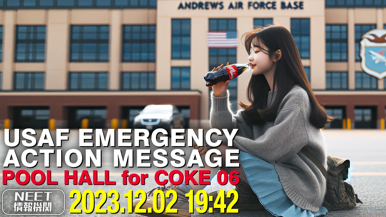 US Military Radio | Emergency Action Message | POOL HALL FOR COKE 06 | Dec 02 2023