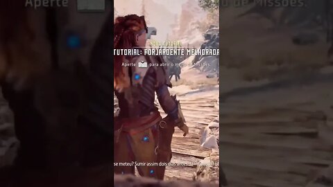 Início da aventura, Horizon Zero Dawn, shorts