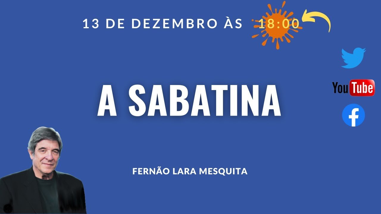 FERNÃO LARA MESQUITA - 13/12/23 - A SABATINA