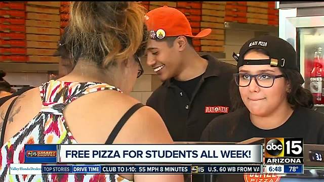 Blaze Pizza giving out free pizza to high school students