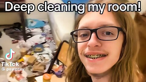 He’s NEVER Cleaned His Room..