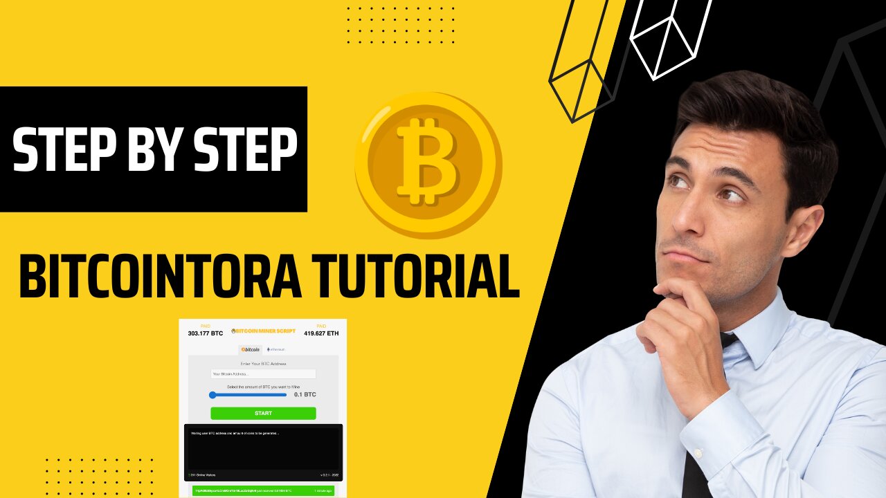 Bitcointora.online tutorial Step By Step