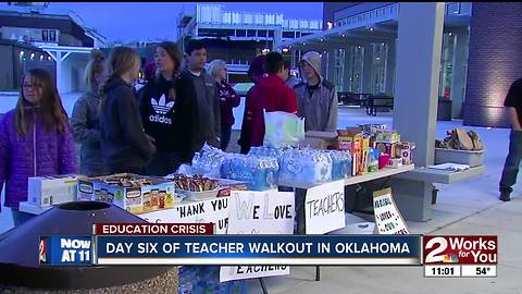 More than 100 education supporters rally in Brookside