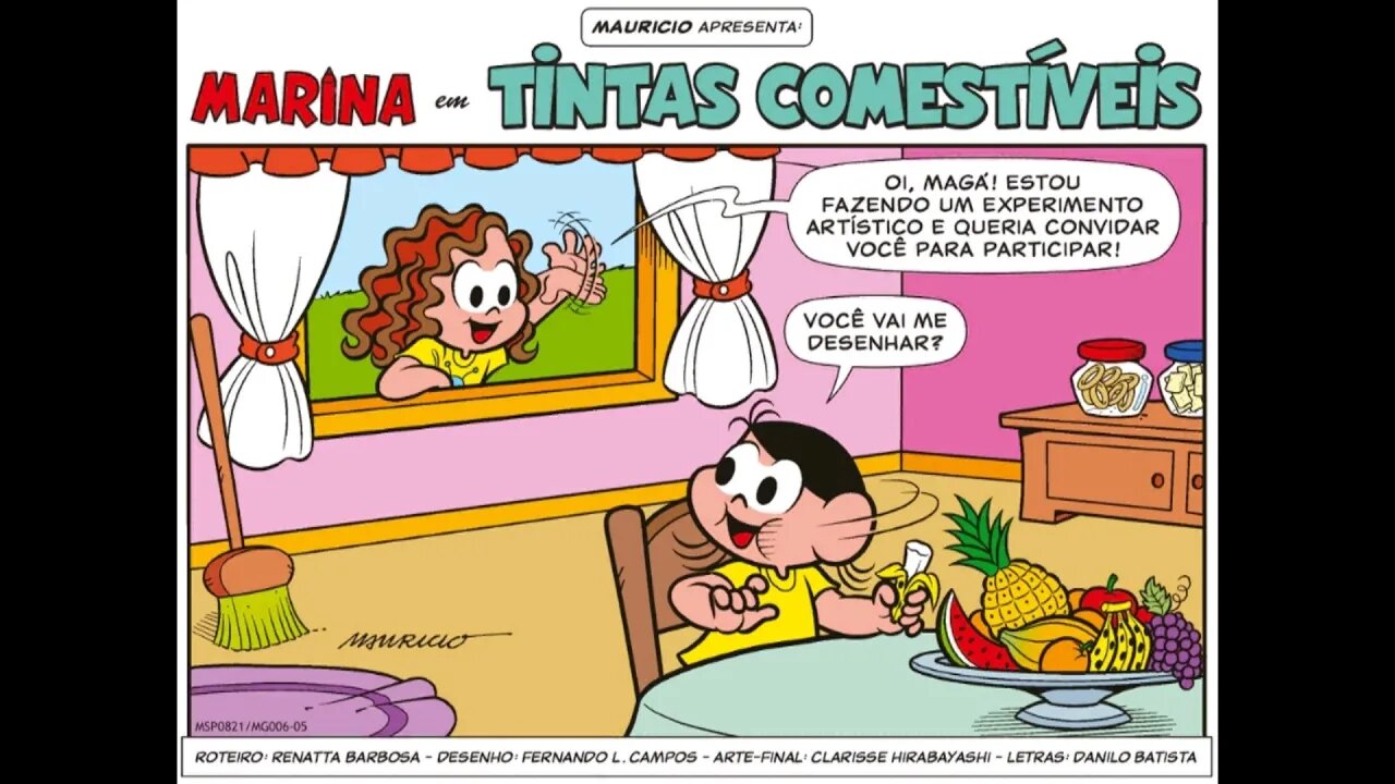 Marina em-Tintas comestíveis | Gibis do Rapha 2