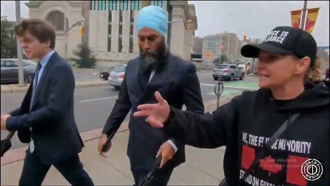 "What's Going On with the Fish?" Tough Questions for Jagmeet Singh on the Street...