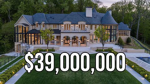 $39,000,000 French Granite Cliff Mansion | Mansion Tour