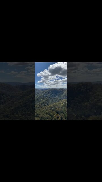 Amazing view of Australian landscape at the Blue Mountains