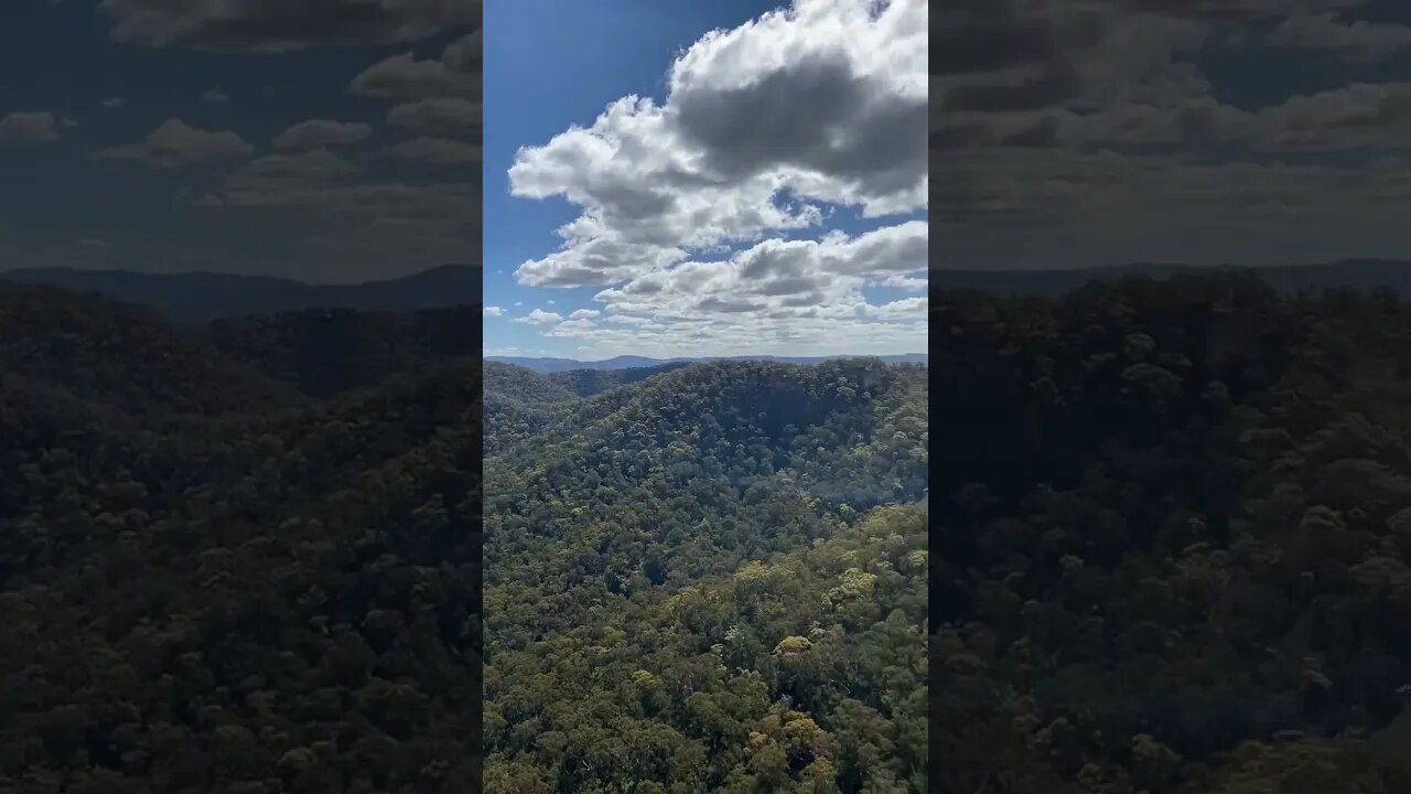 Amazing view of Australian landscape at the Blue Mountains