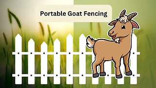 Portable Goat Fencing