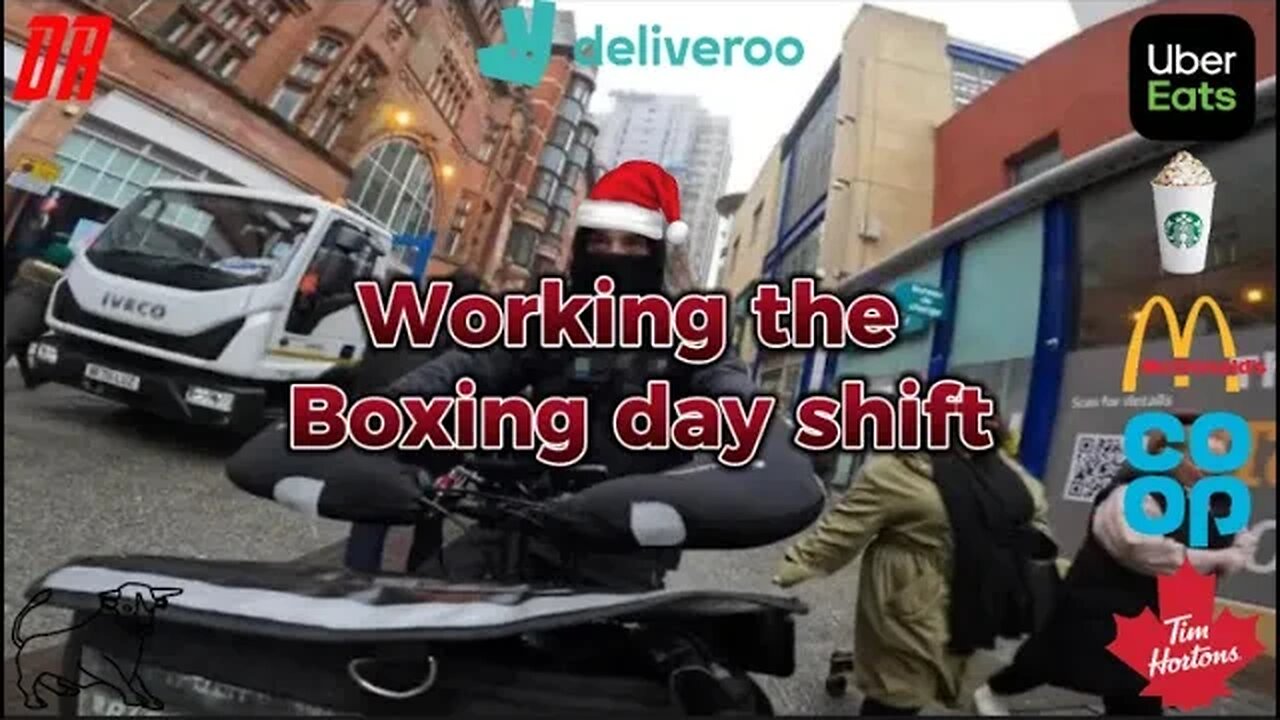 Working On Boxing Day For Deliveroo & UberEats (BIRMINGHAM) S2E33