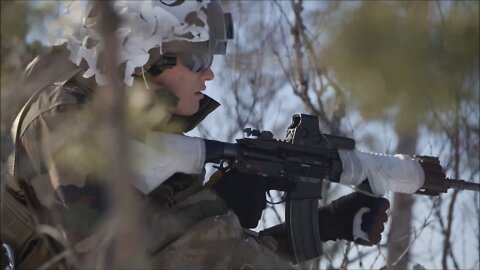 NATO troops train together during Exercise Brilliant Jump 2022