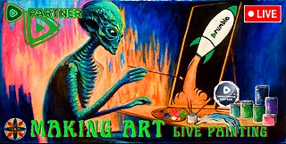 Live Painting - Making Art 10-29-25 - Chill Fall Art Stream