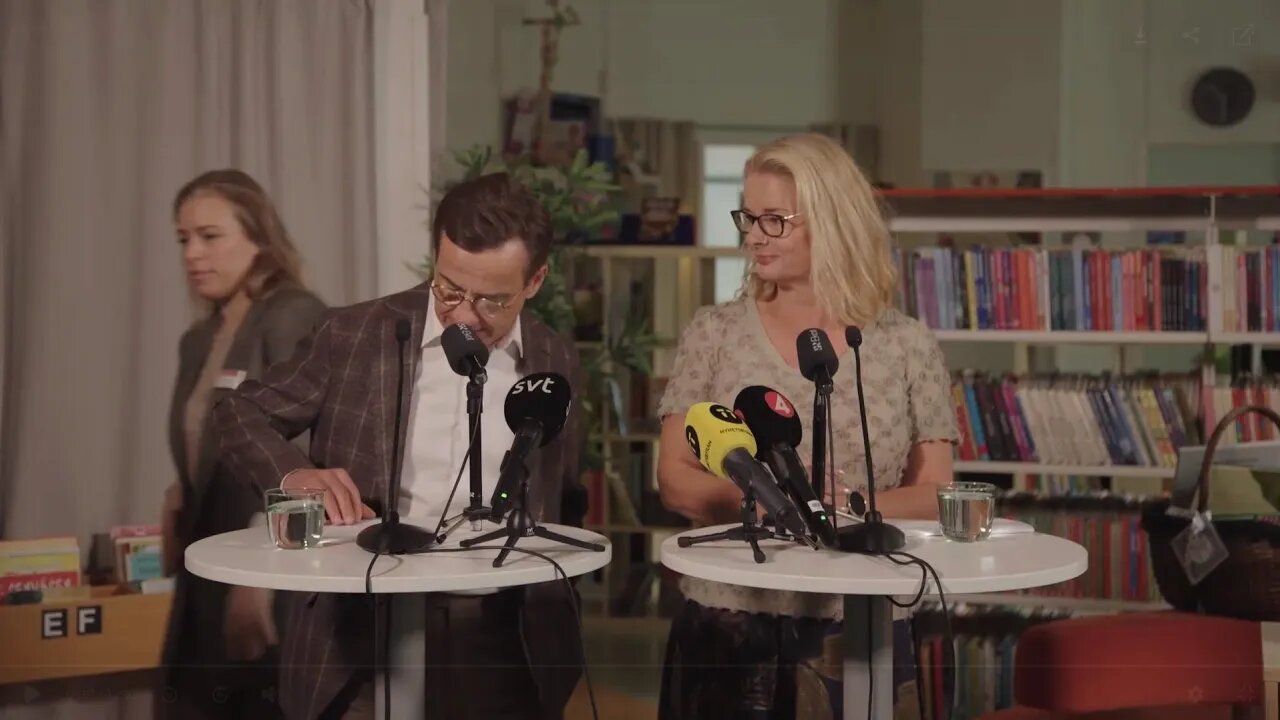 Statsministern och skolministern besökte Edboskolan Huddinge 22 september 2023