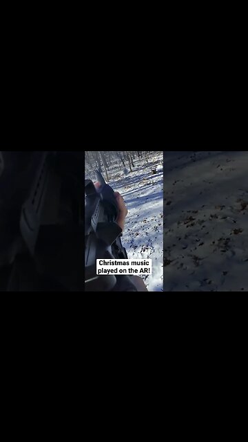 We wish you a Merry Christmas played on the AR15.